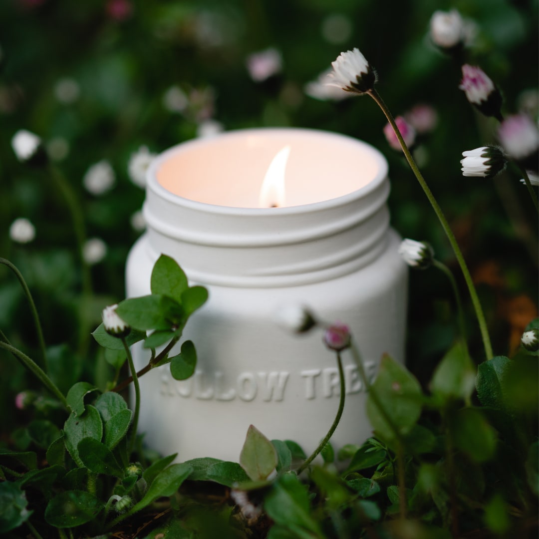 Hollow Tree Candle Jar